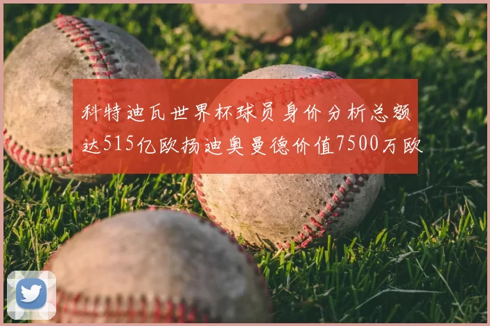 科特迪瓦世界杯球员身价分析总额达515亿欧扬迪奥曼德价值7500万欧